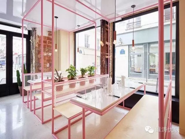 一家巴黎的漢堡店